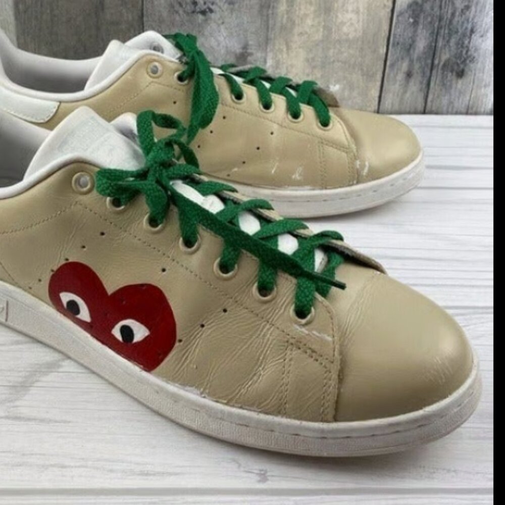ADIDAS COMME DES GARCONS KICKSTRIKER SNEAKER SIZE 12 US (45 EU )NEW WITH DEFECTS